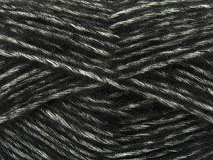 Fiber Content 66% Cotton, 34% Acrylic, Brand Ice Yarns, Black, fnt2-77818 