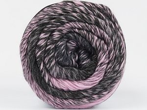 Fiber Content 50% Acrylic, 50% Wool, Pink, Brand Ice Yarns, Dark Grey, fnt2-77831