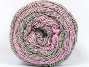 Fiber Content 50% Acrylic, 50% Wool, Light Pink, Light Grey, Brand Ice Yarns, fnt2-77836 
