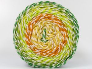 Composition 100% Acrylique haut de gamme, Yellow, White, Brand Ice Yarns, Green Shades, Gold, fnt2-77854 
