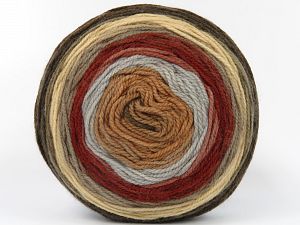 Composition 100% Acrylique haut de gamme, Brand Ice Yarns, Grey, Brown Shades, fnt2-77856 