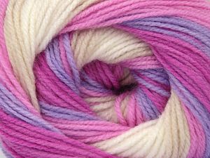 Composition 100% Baby acrylique, Pink Shades, Lilac, Light Cream, Light Beige, Brand Ice Yarns, fnt2-77860 