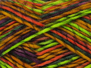 Armonia Lana Yarn from Iceyarns, the perfect yarn to add a splash of color to projects.This multicolor is made from 20% wool and 80% acrylic. 