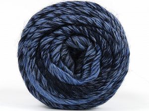 Fiber Content 50% Acrylic, 50% Wool, Brand Ice Yarns, Blue Shades, fnt2-77953