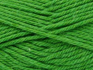 Vezelgehalte 50% superwash wol, 25% Bamboe, 25% Polyamide, Light Green, Brand Ice Yarns, fnt2-77981 
