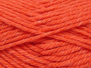 Vezelgehalte 50% superwash wol, 25% Bamboe, 25% Polyamide, Light Orange, Brand Ice Yarns, fnt2-77992 