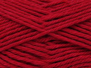 Composition 50% Superwash Wool, 25% Bambou, 25% Polyamide, Red, Brand Ice Yarns, fnt2-77994 