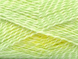 Ä°Ã§erik 100% Akrilik, White, Brand Ice Yarns, Green Shades, fnt2-78009 