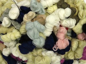 Angora Solid Leftover Yarns In this list; you see most recent 50 mixed lots. <br> To see all <a href=&amp/mixed_lots/o/4#list&amp>CLICK HERE</a> (Old ones have much better deals)<hr> Fiber Content 60% Acrylic, 20% Angora, 20% Wool, Brand Ice Yarns, fnt2-78115 
