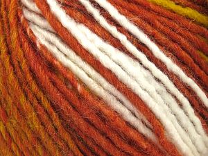 Fiber Content 75% Acrylic, 25% Wool, White, Brand Ice Yarns, Gold Shades, fnt2-78129 