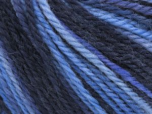 Fiber Content 100% Wool, Brand Ice Yarns, Blue Shades, fnt2-78131 