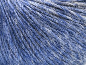 Fiber Content 65% Acrylic, 20% Wool, 15% Alpaca, Jeans Blue, Brand Ice Yarns, Grey, fnt2-78141 