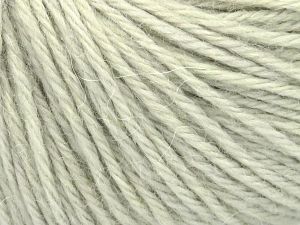 Composition 55% Baby Alpaga, 45% Superwash Extrafine Merino Wool, Light Grey, Brand Ice Yarns, fnt2-78144 