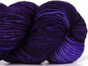 Contenido de fibra 100% Superwash Merino Wool, Turquoise, Purple, Navy, Brand Ice Yarns, fnt2-78150 