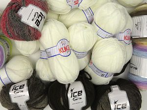 Acrylic Types In this list; you see most recent 50 mixed lots. <br> To see all <a href=&/mixed_lots/o/4#list&>CLICK HERE</a> (Old ones have much better deals)<hr> Brand Ice Yarns, fnt2-78299