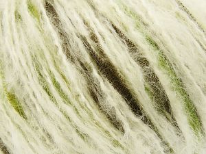 Composition 9% Polyester, 50% Polyamide, 5% Laine, 36% Acrylique, Brand Ice Yarns, Green Shades, Cream, Brown, fnt2-78335 