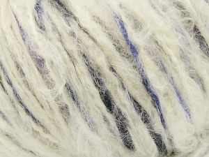 Composition 9% Polyester, 50% Polyamide, 5% Laine, 36% Acrylique, Purple Shades, Brand Ice Yarns, Cream, fnt2-78336 