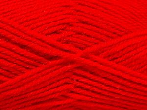 Fiber Content 50% Wool, 50% Acrylic, Red, Brand Ice Yarns, fnt2-78468