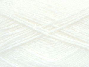 Fiber Content 100% Acrylic, White, Brand Ice Yarns, fnt2-78483 