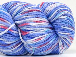 Composition 90% Polyamide, 10% Cachemire, White, Turquoise, Lilac, Brand Ice Yarns, Copper, fnt2-78504 
