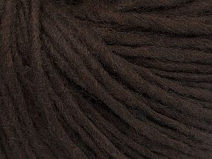 Fiber Content 50% Acrylic, 50% Wool, Brand Ice Yarns, Dark Brown, fnt2-78523 