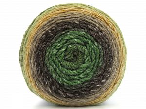 Composition 100% Acrylique haut de gamme, Brand Ice Yarns, Green Shades, Brown Shades, fnt2-78528 