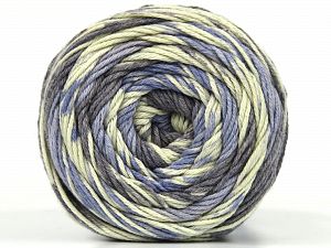 Composition 60% Coton, 40% Acrylique, Light Blue, Brand Ice Yarns, Grey, Cream, fnt2-78538 