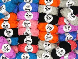 Almina Cotton Yarns In this list; you see most recent 50 mixed lots. <br> To see all <a href=&/mixed_lots/o/4#list&>CLICK HERE</a> (Old ones have much better deals)<hr> İçerik 100% Merserize Pamuk, Brand Ice Yarns, fnt2-78644