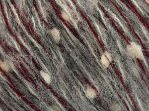 Composition 9% Nylon, 75% Acrylique, 5% Laine, 11% Polyester, White, Red, Brand Ice Yarns, Grey, fnt2-78671 