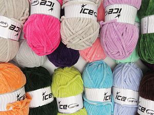 Chenille Baby Yarns In this list; you see most recent 50 mixed lots. <br> To see all <a href=&amp/mixed_lots/o/4#list&amp>CLICK HERE</a> (Old ones have much better deals)<hr> Contenido de fibra 100% Micro fibra, Brand Ice Yarns, fnt2-78720 