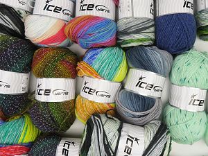 Acrylic Types In this list; you see most recent 50 mixed lots. <br> To see all <a href=&/mixed_lots/o/4#list&>CLICK HERE</a> (Old ones have much better deals)<hr> Brand Ice Yarns, fnt2-78726