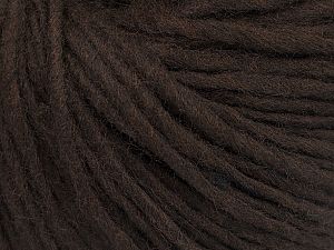 Fiber Content 50% Acrylic, 50% Wool, Brand Ice Yarns, Dark Brown, fnt2-78733 
