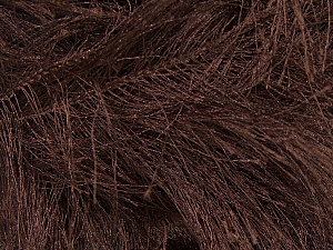 Contenido de fibra 100% PoliÃ©ster, Brand Ice Yarns, Brown, Yarn Thickness 6 SuperBulky Bulky, Roving, fnt2-13020 