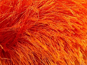 Fiber Content 100% Polyester, Orange, Brand Ice Yarns, Yarn Thickness 6 SuperBulky Bulky, Roving, fnt2-13269
