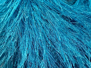 Fiber Content 100% Polyester, Turquoise, Brand Ice Yarns, Yarn Thickness 6 SuperBulky Bulky, Roving, fnt2-13270