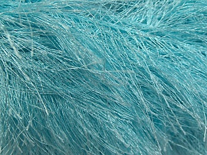 Fiber Content 100% Polyester, Light Turquoise, Brand Ice Yarns, Yarn Thickness 6 SuperBulky Bulky, Roving, fnt2-14162