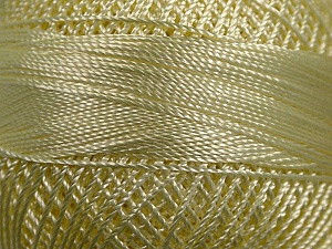 Contenido de fibra 100% Micro fibra, Brand YarnArt, Light Yellow, Yarn Thickness 0 Lace Fingering Crochet Thread, fnt2-17309