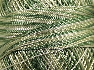 Contenido de fibra 100% Micro fibra, Brand YarnArt, Green Shades, Yarn Thickness 0 Lace Fingering Crochet Thread, fnt2-17330