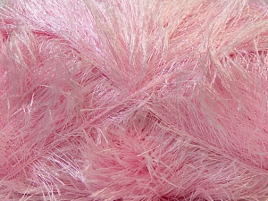 Fiber Content 100% Polyester, Brand Ice Yarns, Baby Pink, Yarn Thickness 5 Bulky Chunky, Craft, Rug, fnt2-22719