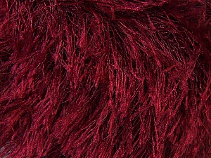 Composition 100% Polyester, Brand Ice Yarns, Dark Red, Yarn Thickness 5 Bulky Chunky, Craft, Rug, fnt2-22763