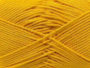 Composition 100% Coton mercerisé, Yellow, Brand Ice Yarns, Yarn Thickness 2 Fine Sport, Baby, fnt2-23327