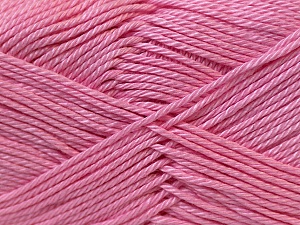 Contenido de fibra 100% Mercerizado del algodón, Pink, Brand Ice Yarns, Yarn Thickness 2 Fine Sport, Baby, fnt2-23330