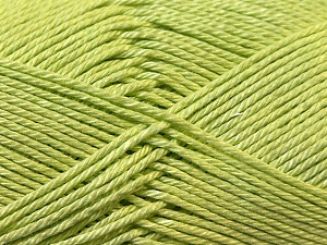Contenido de fibra 100% Mercerizado del algodón, Light Green, Brand Ice Yarns, Yarn Thickness 2 Fine Sport, Baby, fnt2-23334