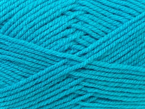 Worsted Fiber Content 100% Acrylic, Turquoise, Brand Ice Yarns, Yarn Thickness 4 Medium Worsted, Afghan, Aran, fnt2-23744