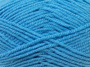 Bulky Fiber Content 100% Acrylic, Light Blue, Brand Ice Yarns, Yarn Thickness 5 Bulky Chunky, Craft, Rug, fnt2-23761