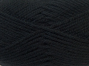 Bulky Fiber Content 100% Acrylic, Brand Ice Yarns, Black, Yarn Thickness 5 Bulky Chunky, Craft, Rug, fnt2-24499