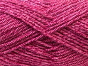 Ä°Ã§erik 70% dralon, 30% Alpaka, Pink, Brand Ice Yarns, Yarn Thickness 4 Medium Worsted, Afghan, Aran, fnt2-25379 