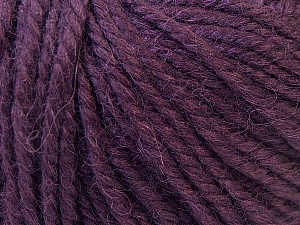 Fiber Content 40% Acrylic, 35% Wool, 25% Alpaca, Purple, Brand Ice Yarns, Yarn Thickness 5 Bulky Chunky, Craft, Rug, fnt2-25404