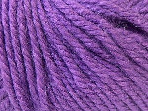 Fiber Content 40% Acrylic, 35% Wool, 25% Alpaca, Purple, Brand Ice Yarns, Yarn Thickness 5 Bulky Chunky, Craft, Rug, fnt2-25450