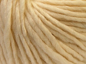 Fiber Content 100% Wool, Brand Ice Yarns, Cream, Yarn Thickness 5 Bulky Chunky, Craft, Rug, fnt2-25993